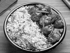 Chicken Fried Rice With Chilli Chicken