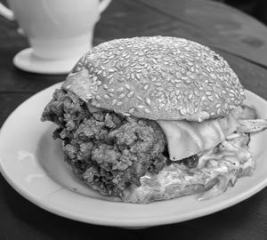 Chicken zinger burger