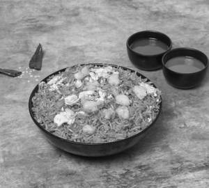 Prawn schezwan rice
