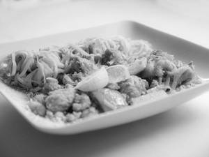 Steamed Chicken Breast Salad