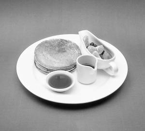 Pan Cake In Maple Syrup