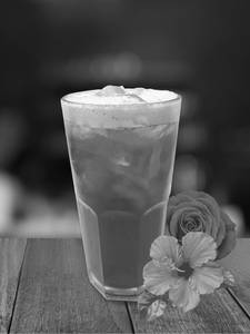 Rose hibiscus iced tea