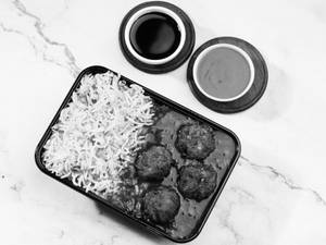 Jain Veg Manchurian Fried Rice