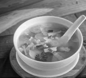 Veg clear soup