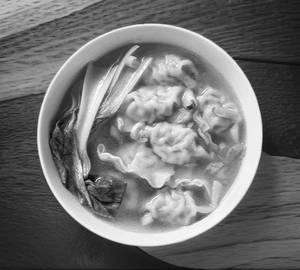 Veg wanton soup