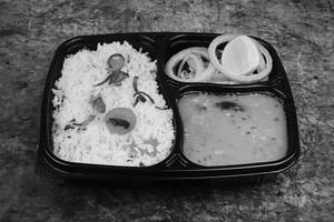 Ghee Rice With Dal Fry