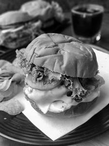 American Bbq Cheese Burger