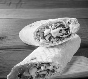 2 Rumali Roll Shawarma & 2 Classic Lime (300ml)