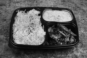 Biryani Rice Raita & Pepper Chicken Boneless