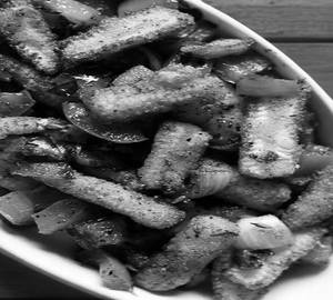 Baby corn pepper dry   