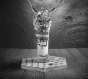Falooda with vanilla ice cream