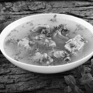 Lemon coriander chicken soup
