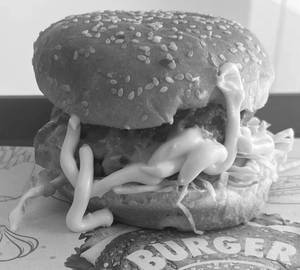 Cheesy Chicken Burger