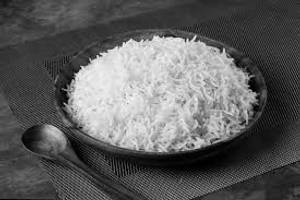 Plain rice                                            