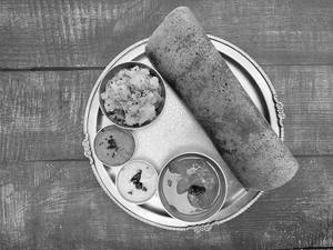 Palak Ghee Masala Dosa