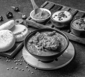 Idli With Mutton Saaru [2 Pc]