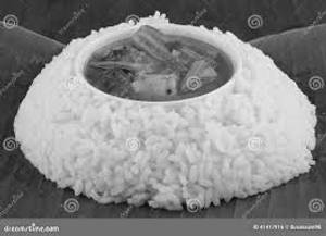 White Rice Withh Sambaru