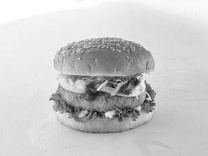 Veg Schezwan Burger