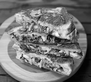 Mushroom cheese sandwich