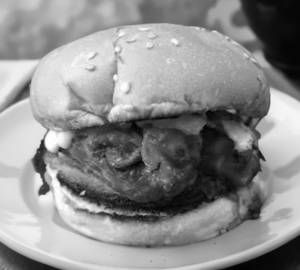 Veg momo burger