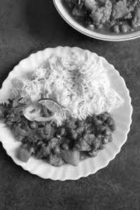 White Rice With Any Veg Curry