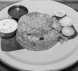 Chicken Biryani + Chicken Kebab(3 Pieces)