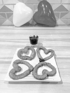 Heart Shaped Churros [4 Pieces]