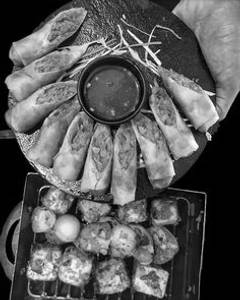 Paneer spring roll