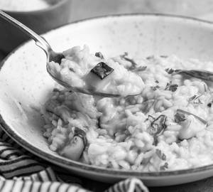 Mushroom Parmesan & White Wine Risotto