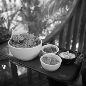 Lotus Stem Chips & Dips