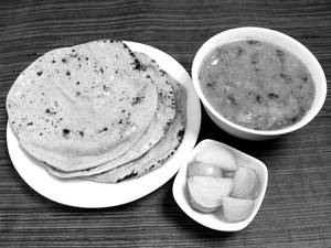 Dal Tadka (300 Ml) With 2 Butter Tawa Roti+boondi Raita