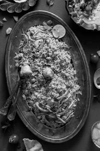 Veg Masala Pulao  with Curd