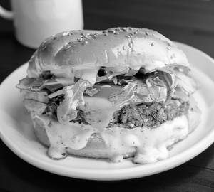 Aloo tikki spicy burger