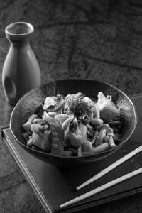 Mushroom And Tofu Donburi