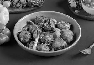 Stuffed Chilli Garlic Mushroom