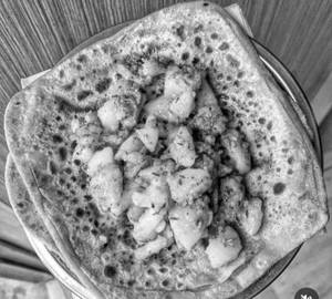 2 Paratha With Chatpati jeera Aloo Sabji,lassi