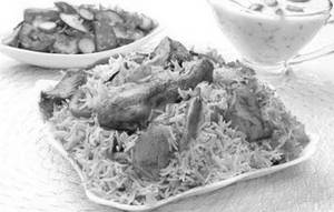Hyderabadi Chicken Dum Biryani