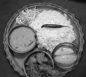 Chicken thali