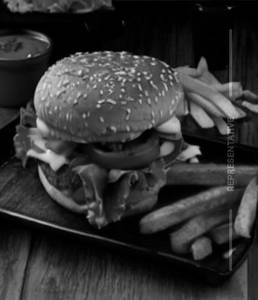 Veg French Fries Burger