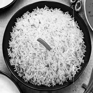 Plain rice full plate