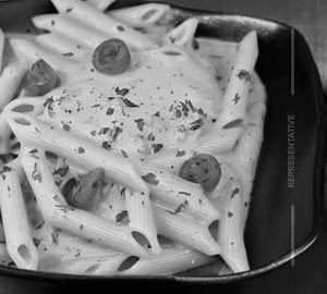 Veg White Sauce Penne Pasta