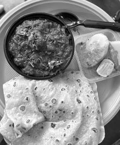 Kathi Kebab With Two Rumali Roti