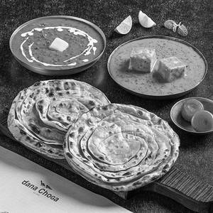 Dal Makhani + Paneer Makhani Paratha Thali.