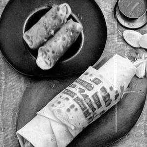 Garlic Malai Paneer Roll