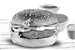 Cheese Tikka Burger