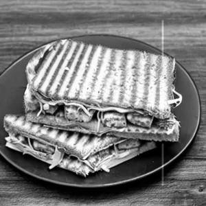 Paneer tikka cheese sandwich