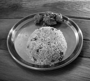 Veg Fried Rice + Chicken 65 [3pcs]