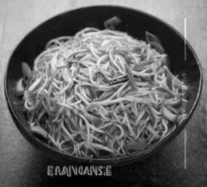 Egg hakka noodles