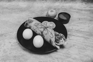 Double Egg Chicken Kathi Roll