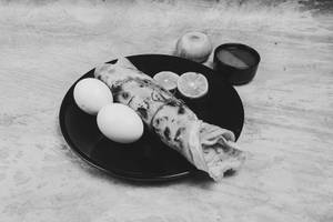 Double Egg Kathi Roll